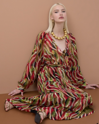 Φόρεμα με snake print