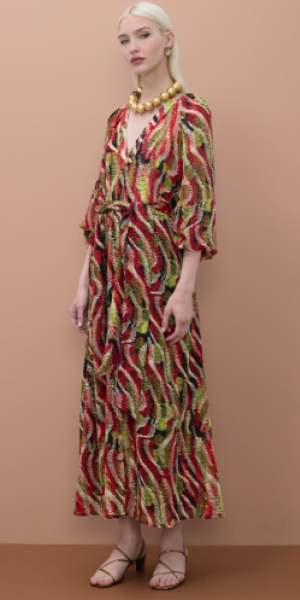 Φόρεμα με snake print
