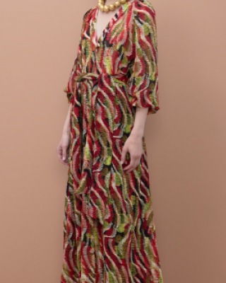 Φόρεμα με snake print