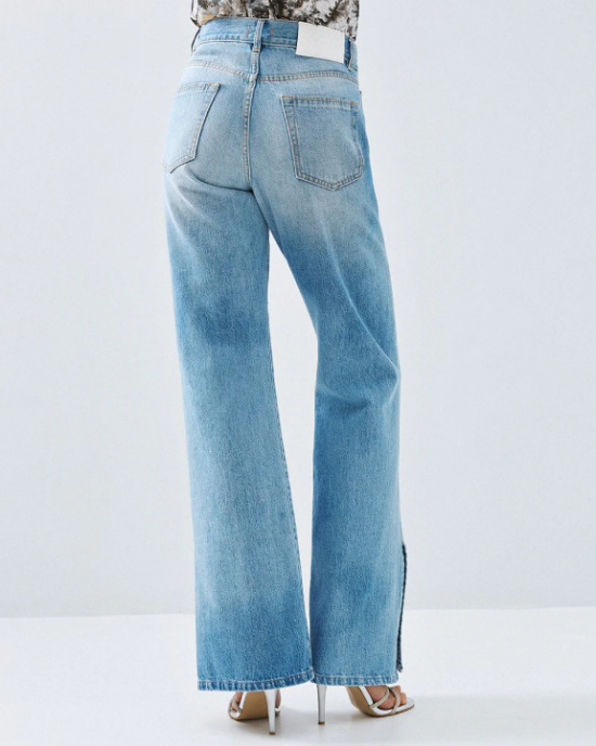 Denim καμπάνα με ανοίγματα