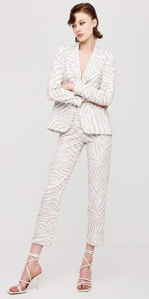 Παντελόνι με τύπωμα zebra