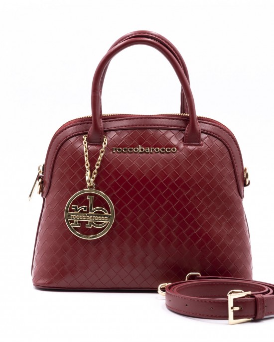 Silia red handbag