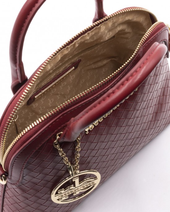 Silia red handbag