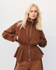Jacket με peplum και ρέλια