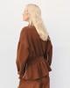 Jacket με peplum και ρέλια
