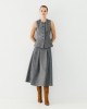 Γιλέκο peplum tweed