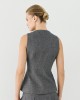 Γιλέκο peplum tweed
