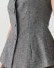 Γιλέκο peplum tweed